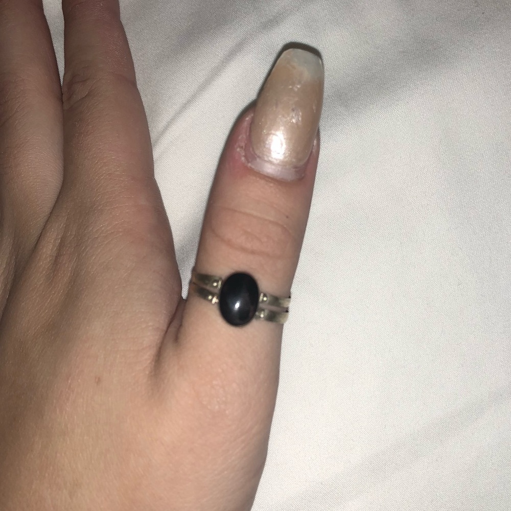 Reversible stone ring - Picture 2 of 6